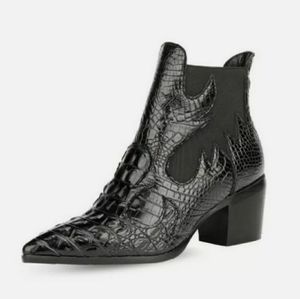 COPY - Wet Kiss Womens Alligator Chelsea Boots